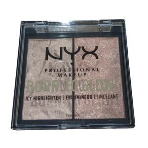 NYX Icy Highlighter Born To Glow High Key Flex & Flexpensive BTGIH03 Makeup